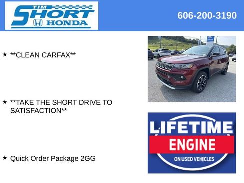 Used 2022 Jeep Compass Limited AWD/4WD image 5