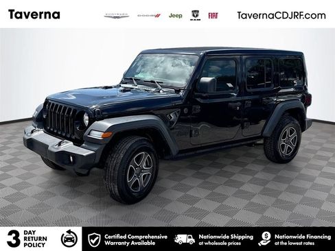 Used 2022 Jeep Wrangler Unlimited Sport w/ Sun And Sound Package AWD/4WD image 1