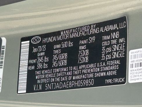 Used 2023 Hyundai Santa Cruz SE image 30