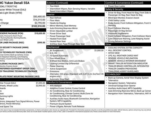 New 2026 GMC Yukon Denali w/ Denali Reserve Package AWD/4WD image 6