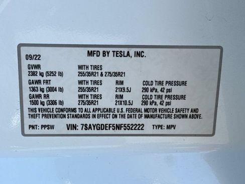 Used 2022 Tesla Model Y Performance AWD/4WD image 18