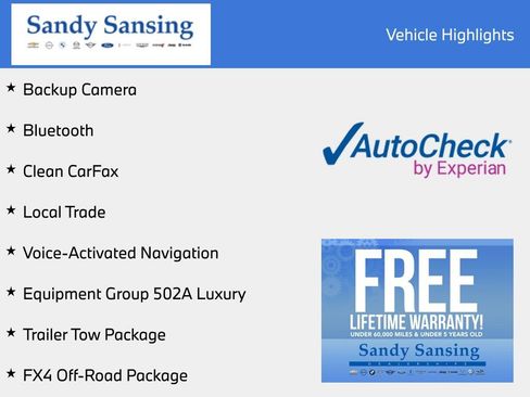 Used 2015 Ford F150 Lariat w/ Equipment Group 502A Luxury image 4