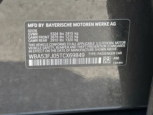 New 2026 BMW 530i xDrive w/ M Sport Package image 42