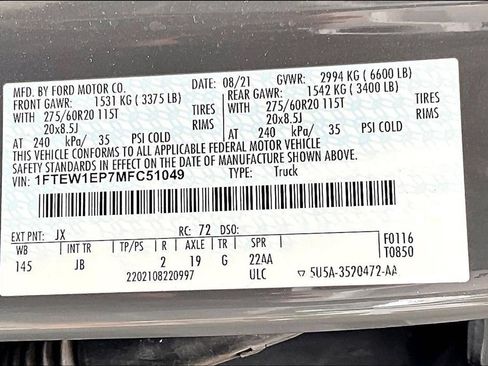 Used 2021 Ford F150 XL w/ STX Appearance Package AWD/4WD image 36