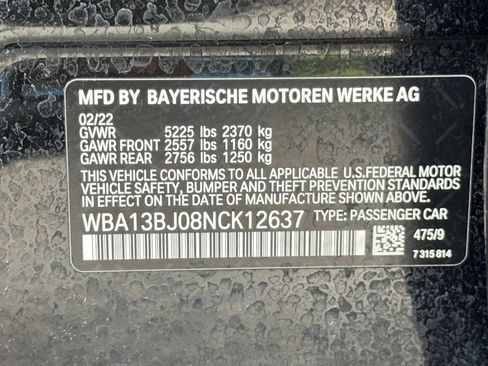 Used 2022 BMW 530i xDrive w/ Convenience Package AWD/4WD image 31