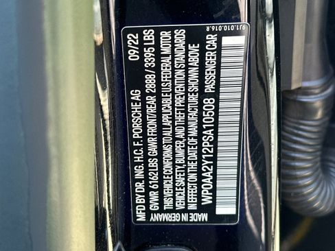 Certified 2023 Porsche Taycan RWD image 27
