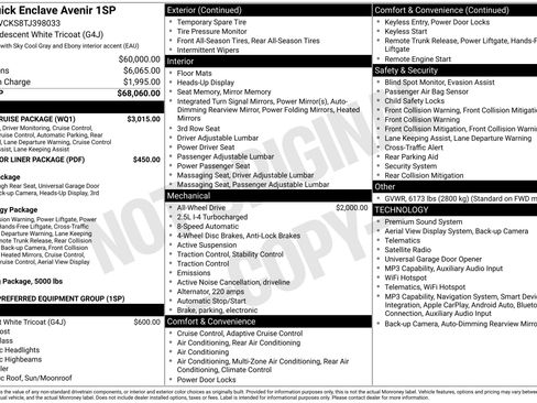 New 2026 Buick Enclave Avenir w/ Super Cruise Package AWD/4WD image 40