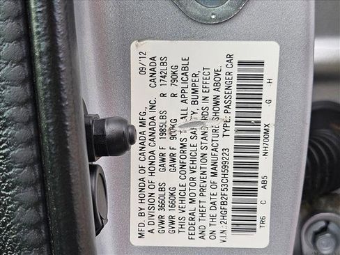 Used 2012 Honda Civic LX image 21