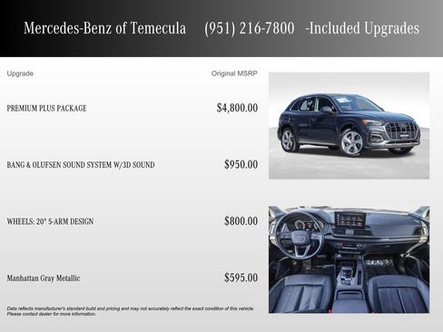 Used 2021 Audi Q5 2.0T Premium Plus w/ Premium Plus Package image 5