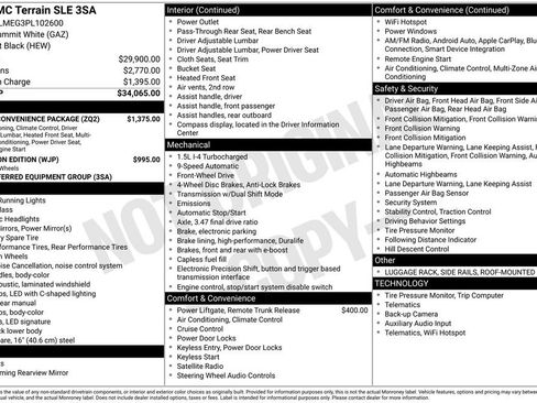 Used 2023 GMC Terrain SLE w/ Driver Convenience Package image 6