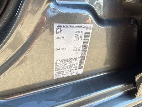 New 2025 Nissan Altima 2.5 SR image 33