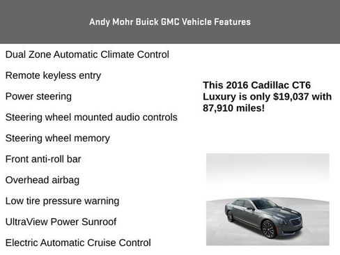 Used 2016 Cadillac CT6 Luxury image 12