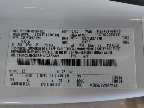 Used 2017 Ford Escape SE w/ Equipment Group 201A AWD/4WD image 33