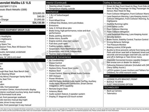 Used 2023 Chevrolet Malibu LS FWD image 29