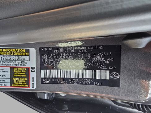 New 2025 Lexus ES 350 w/ Premium Package image 34