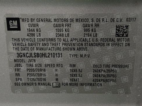 Used 2017 Chevrolet Trax LT w/ Driver Confidence Package image 33