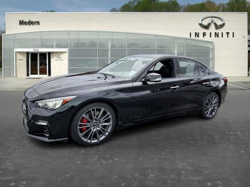 Certified 2023 INFINITI Q50 Red Sport 400 w/ Black Opal Edition image 1