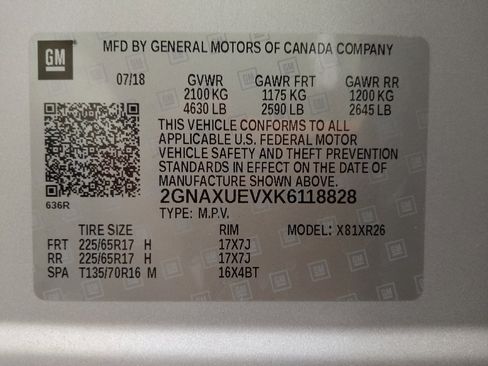 Used 2019 Chevrolet Equinox LT AWD/4WD image 33