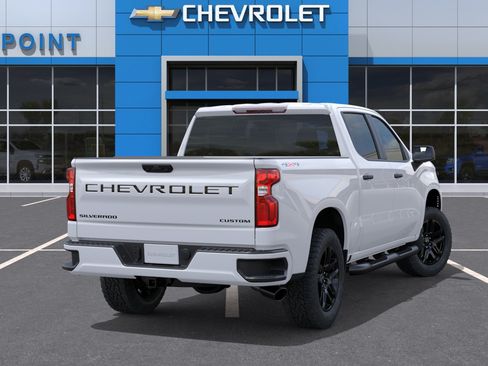Used 2026 Chevrolet Silverado 1500 Custom w/ Turbomax Blackout Package AWD/4WD image 4