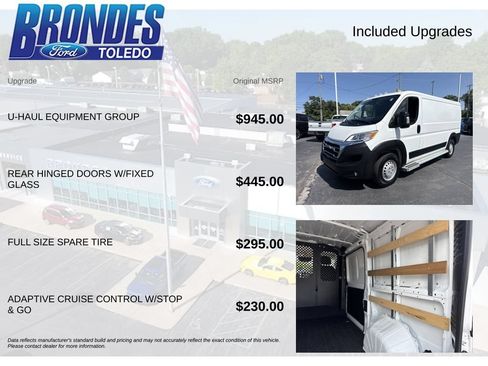 Used 2025 RAM ProMaster 2500 w/ U-Haul Equipment Group FWD image 6