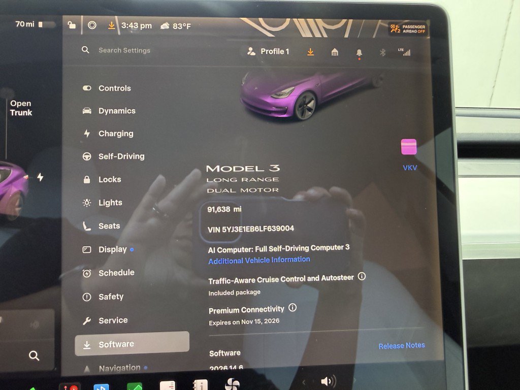 Used 2020 Tesla Model 3 Long Range AWD/4WD image 18