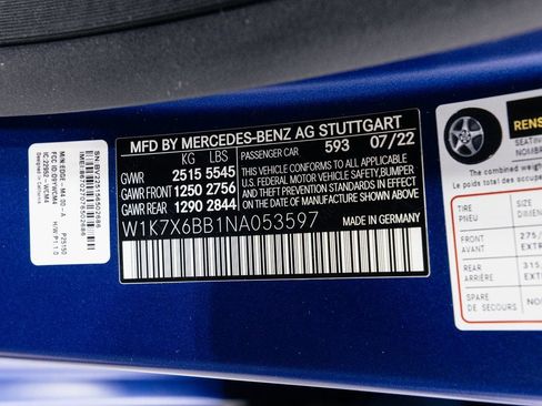 Certified 2022 Mercedes-Benz AMG GT 53 image 38