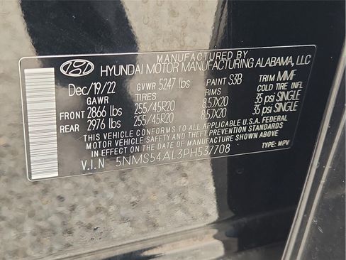 Used 2023 Hyundai Santa Fe Calligraphy w/ Cargo Package FWD image 35