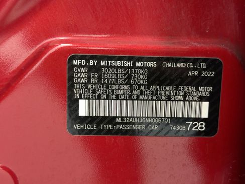 Used 2022 Mitsubishi Mirage ES image 18