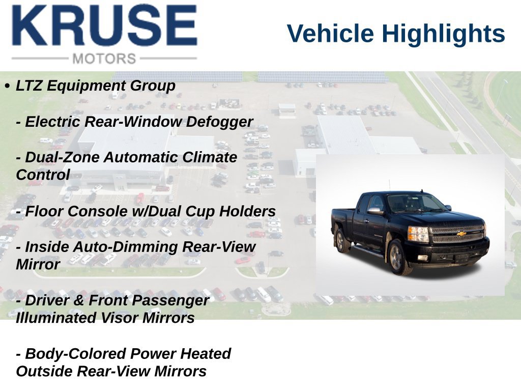 Used 2012 Chevrolet Silverado 1500 LTZ w/ Chrome Essentials Package AWD/4WD image 14