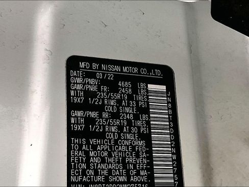 Used 2022 Nissan Rogue Platinum w/ Head-Up Display Package image 19