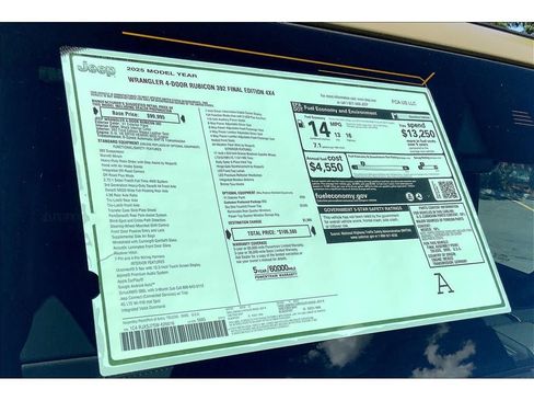 New 2025 Jeep Wrangler Unlimited Rubicon 392 image 15