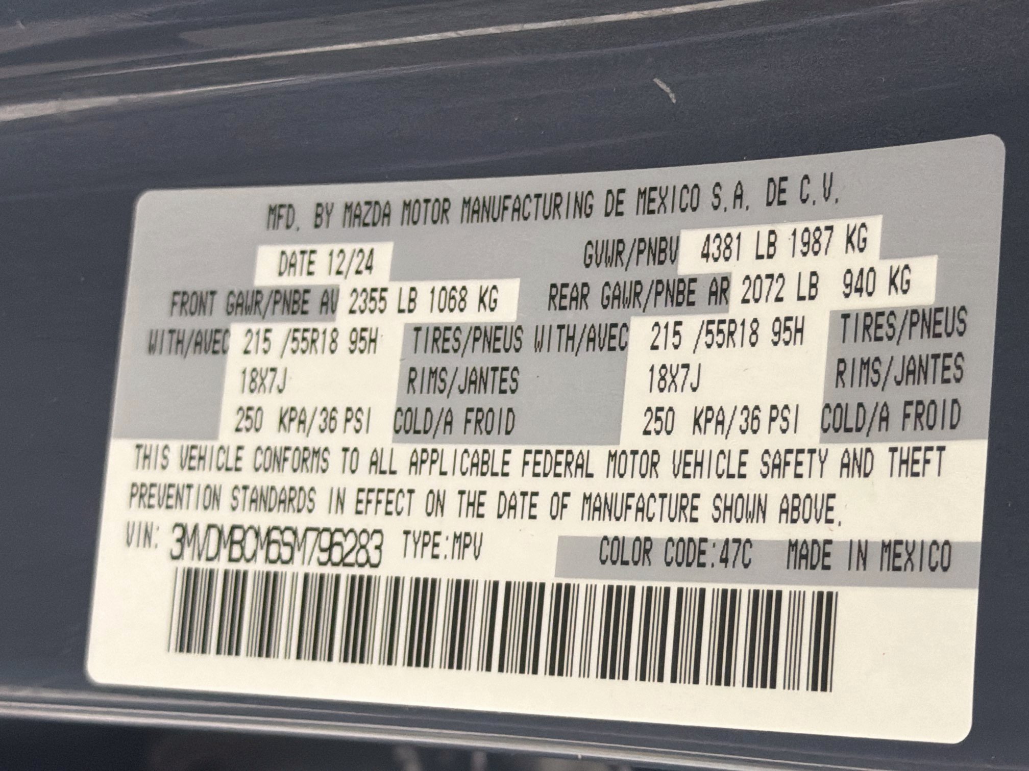 Used 2025 MAZDA CX-30 AWD 2.5 S w/ Preferred Package image 12