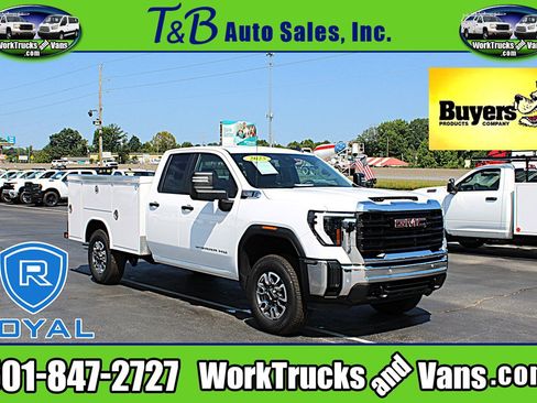 Used 2025 GMC Sierra 3500 Pro w/ 1SA Pro Safety Plus Package RWD image 1