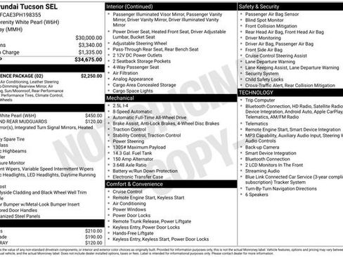 Used 2023 Hyundai Tucson SEL w/ Convenience Package AWD/4WD image 10