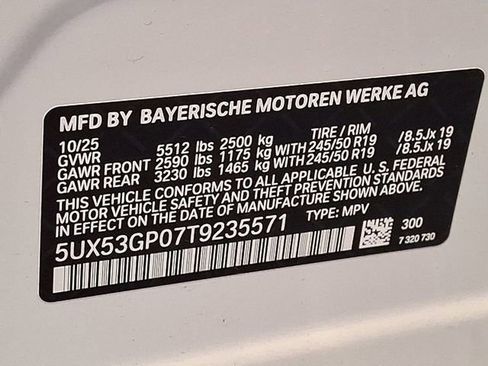 Certified 2026 BMW X3 xDrive30i w/ M Sport Package AWD/4WD image 18
