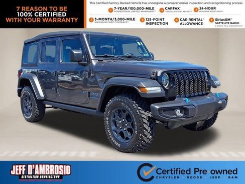 Used 2023 Jeep Wrangler Unlimited w/ 8.4" Radio Group AWD/4WD image 1