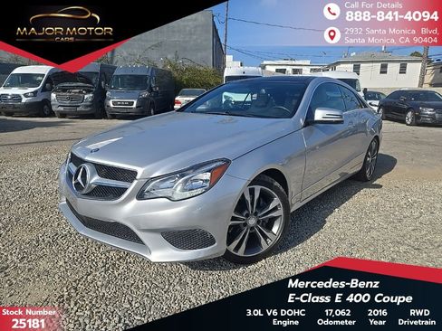 Used 2016 Mercedes-Benz E 400 Coupe image 1