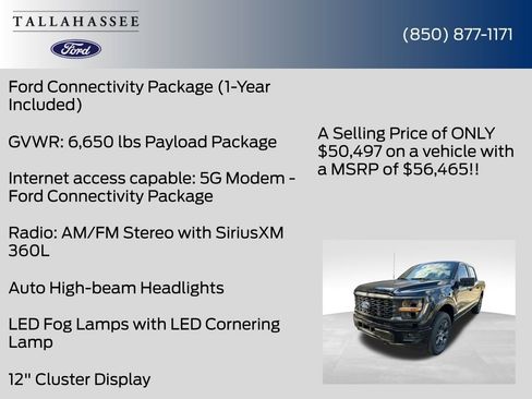 New 2026 Ford F150 STX w/ Equipment Group 200A image 25