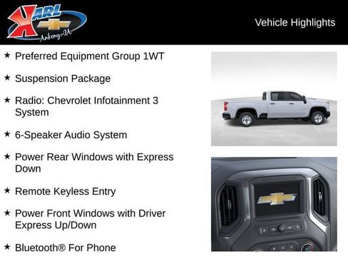 New 2026 Chevrolet Silverado 2500 W/T AWD/4WD image 3