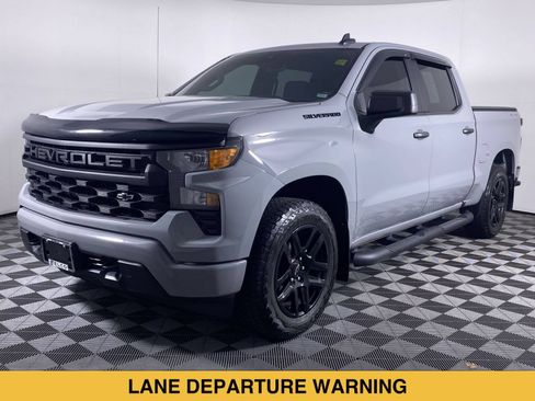 Certified 2024 Chevrolet Silverado 1500 Custom w/ Turbomax Blackout Package AWD/4WD image 16