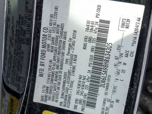 Used 2017 Lincoln MKZ Premiere image 27