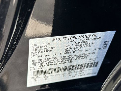 New 2026 Ford Mustang Mach-E Select w/ Interior Protection Package RWD image 28