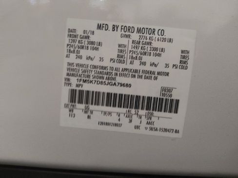 Used 2018 Ford Explorer XLT w/ Equipment Group 202A FWD image 33