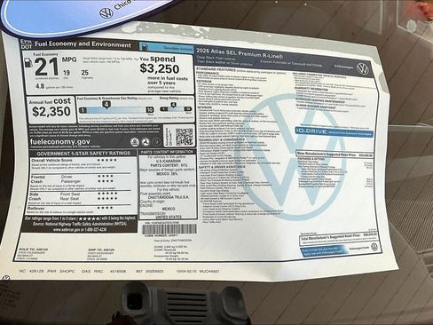 New 2026 Volkswagen Atlas SEL Premium R-Line image 32