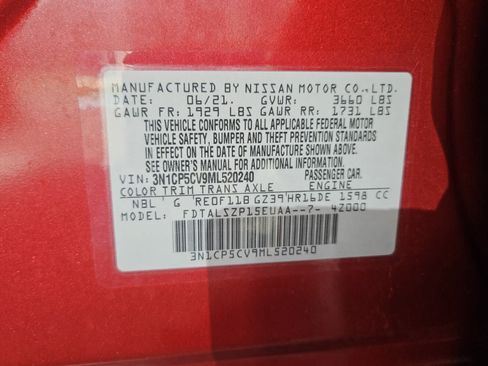 Used 2021 Nissan Kicks SV FWD image 7