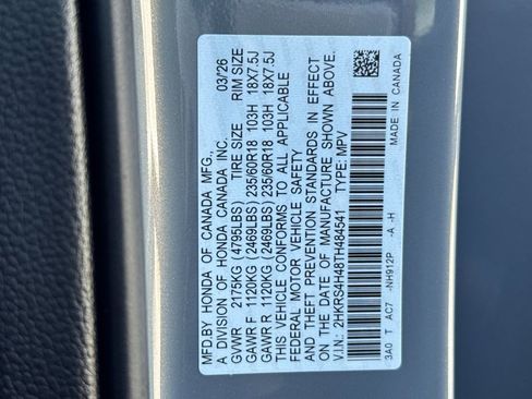 New 2026 Honda CR-V EX image 34