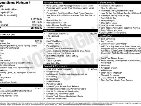Used 2021 Toyota Sienna Platinum FWD image 33