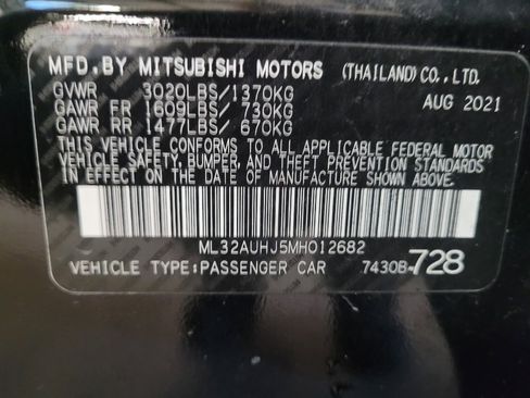 Used 2021 Mitsubishi Mirage ES FWD image 33