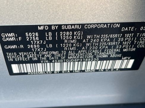 Used 2023 Subaru Outback Wilderness AWD/4WD image 29