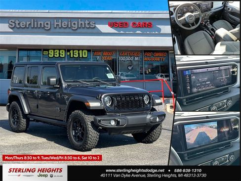 Certified 2024 Jeep Wrangler Willys image 1